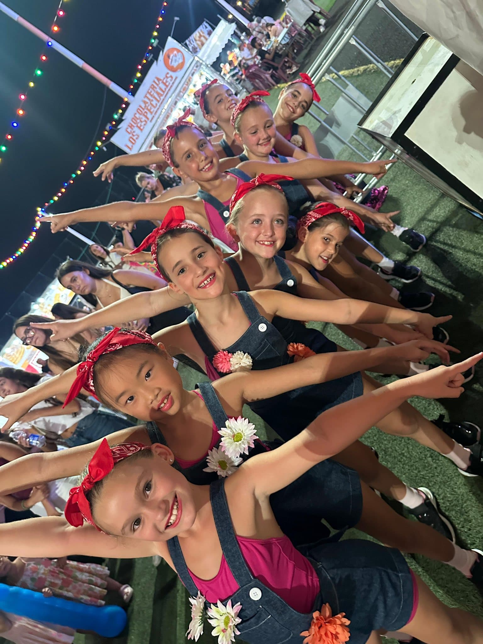 Academy of Dance students on stage