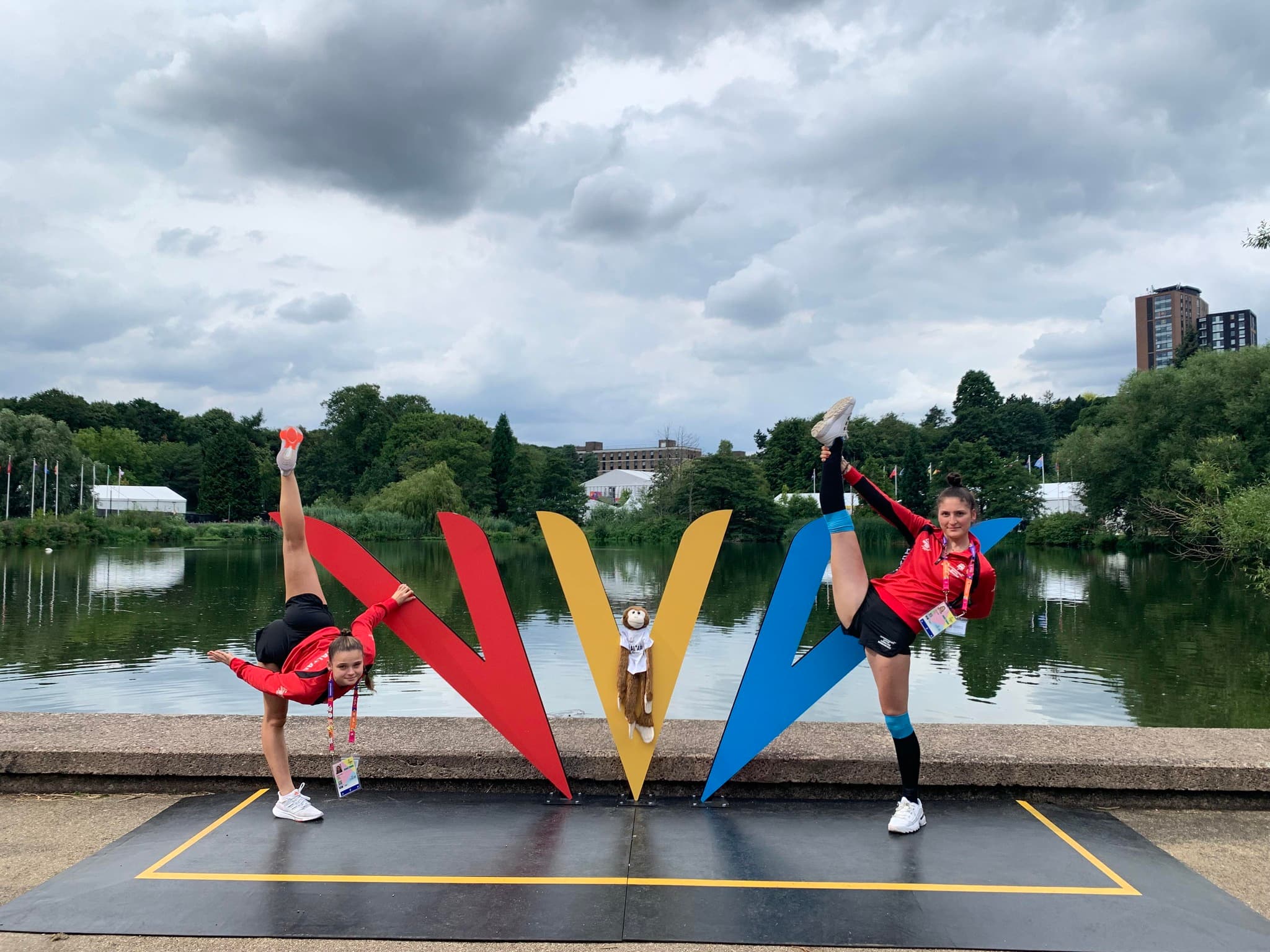 Rhythmic Gymnastics training session in Gibraltar.