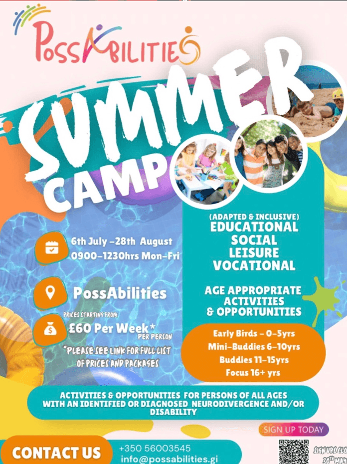 PossAbilities Summer Camp poster
